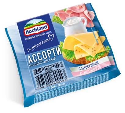 Плавленый сыр Hochland Ассорти
